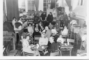 Club Meeting at London St. Christopher's Waterloo 1960s. Frances and Chris. Whittaker