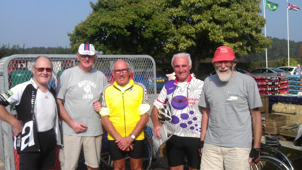 John Bradbury, Alan Conlan, Colin King, Peter Trodden and Peter Hambley. (Alan Machin not on photograph).